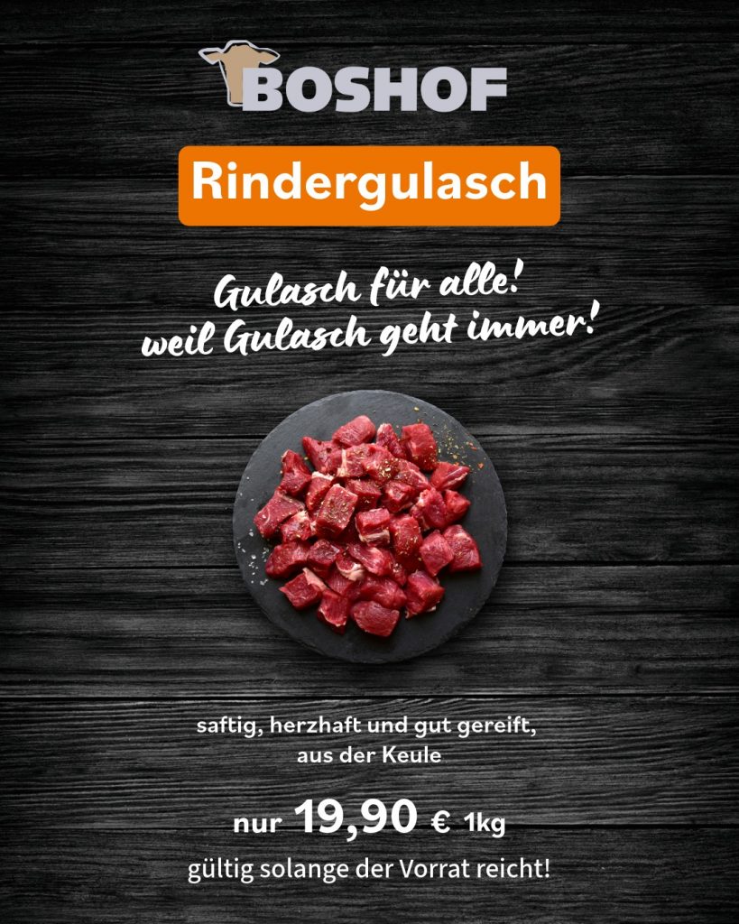 Rinder Gulasch