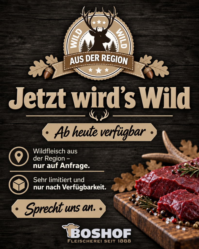 Wildfleisch aus der Region