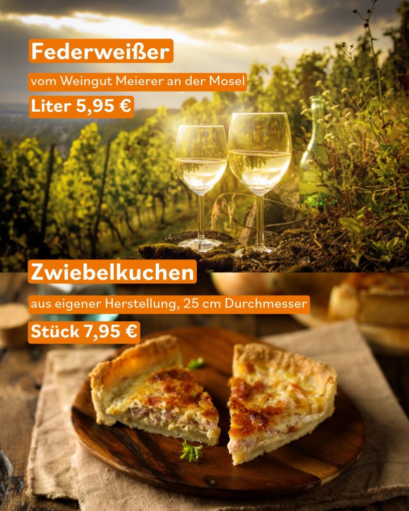 Federweißer & Zwiebelkuchen